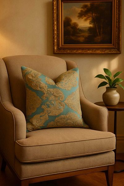 BULUT Vintage Ottoman Fabric Throw Pillow Cover