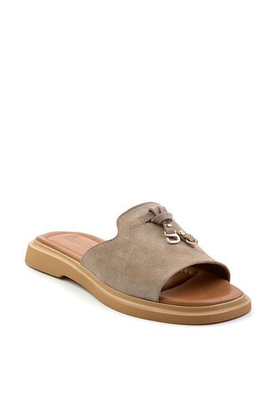 Bambi Γυναικείες παντόφλες Mink Leather K04359022602