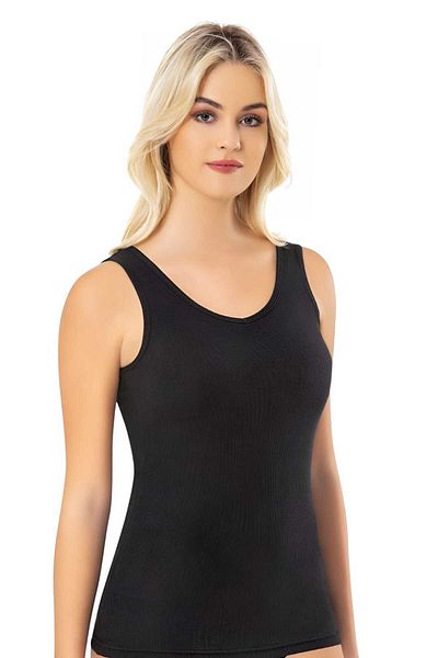 Tezzgelsin Women's 3-Piece Modal Camisole Thick Strap Padded Undershirt