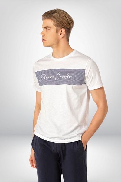 Pierre Cardin 2025 Spring-Summer Men's Short Sleeve Home Wear Pajamas Set Vr.E55.Uy1.E060.080.11.Z8.17