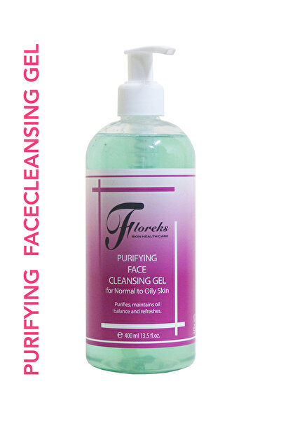 FLOREKS جل تنظيف الوجه للبشرة الدهنية المختلطة العادية مع حب الشباب والرؤوس ا...