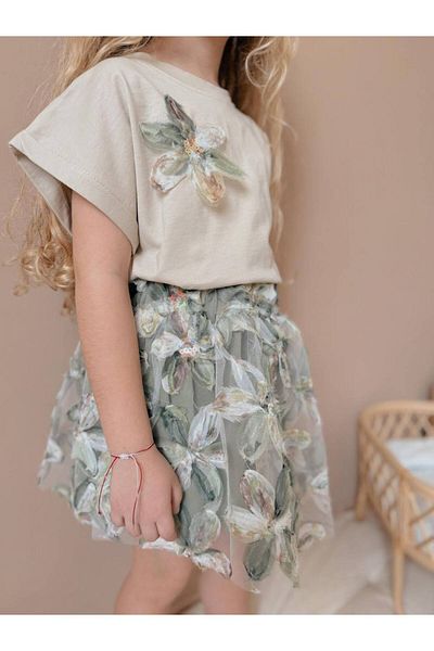 Butik Floral Set Bottom - Top Set