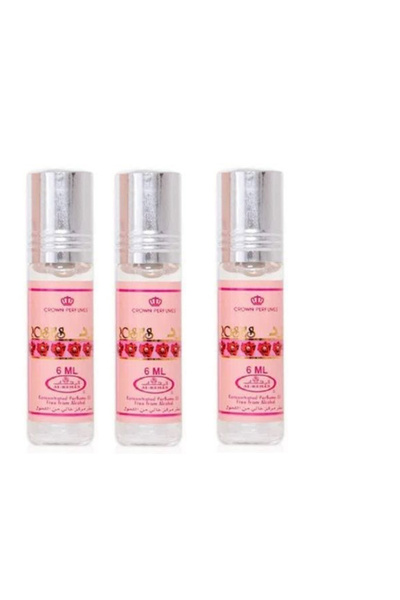 ALREHAB Al Rehab Concentrated Rose Perfume 6ml * 3 pieces