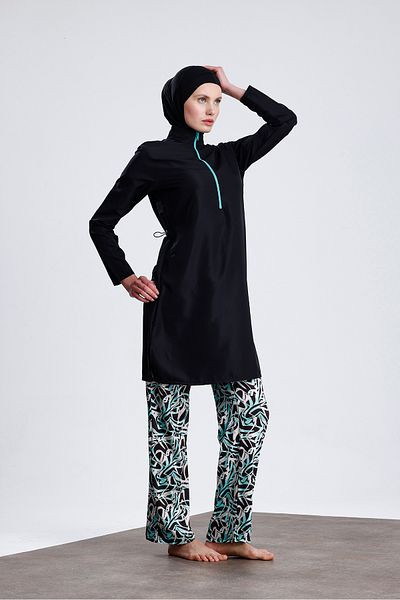 medipek Zippered Girdle Water Trade Girdle Fabric Fabric Pattern Basic Water Repellent with Lycra Pants