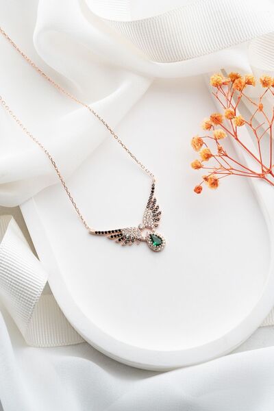 Silvano Jewelry 925 Ayar Gümüş Kanat Kolye