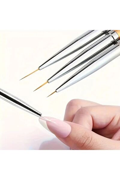 ByLily Ultra İnce Fırça Profesyonel Sanat ve Tırnak Boyama Fırçası,