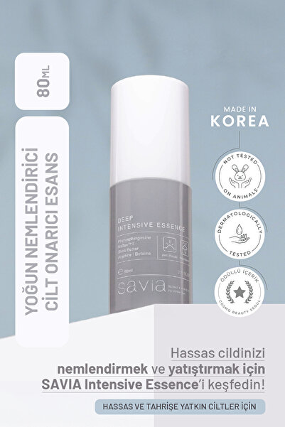 Ovaco Savia Deep Intensive 80ml | Mantar Özlü, Peptit İçerikli, Yoğun Nemlend...