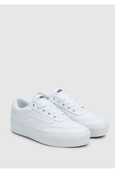 Vans Γυναικεία αθλητικά παπούτσια Brooklyn Ls Platform White Vn000dc4www1