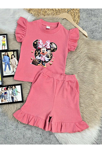 krm kerem bebe Set de vară pentru fete cu modele cu volane