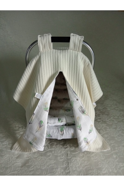 Wenaris غطاء عربة الأطفال مصنوع من القطن 100% قطعة واحدة (لا يشمل وسادة عربة ...