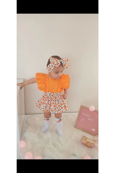 Şeker grup Orange Concept Salopet Dress Orange Dress
