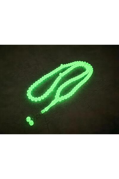 Jewel 99 Luk Tesbih Fosforlu Karanlıkta Parlayan Kedigözü Tesbih/beyaz