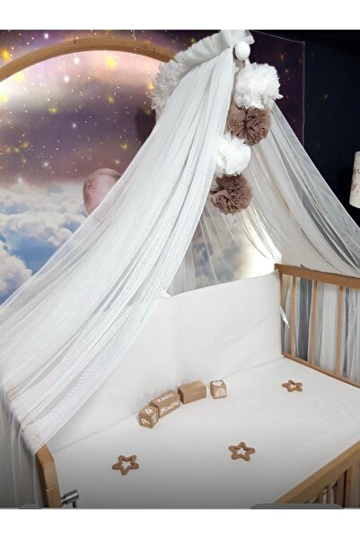 BİANCOFİGLİO Oyun parkı ve mobilya beşik Cibinlik tül