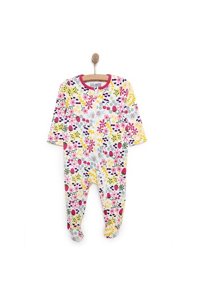 ebebek Hello Baby HelloBaby Yenidoğan Kız Patikli Tulum Kız Bebek