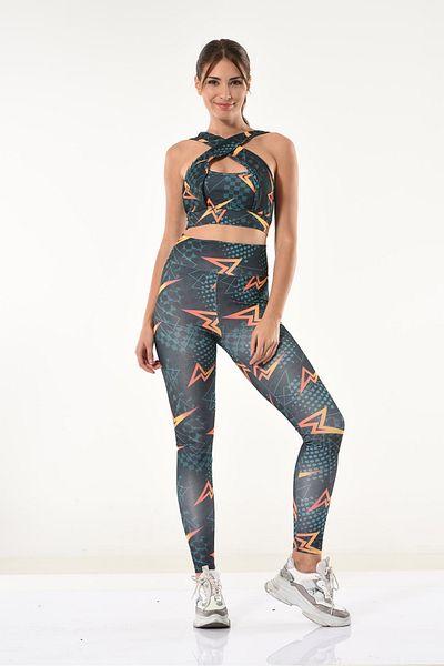 Beruflic Printed Bustier Tights Set 531