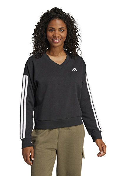 adidas W 3S ft Vn Swt Black Black Women's Sweatshirt