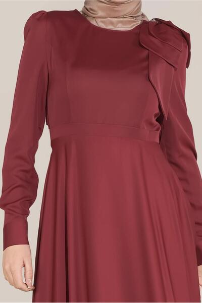 Alvina Shoulder Detail High Waist Dress 40735