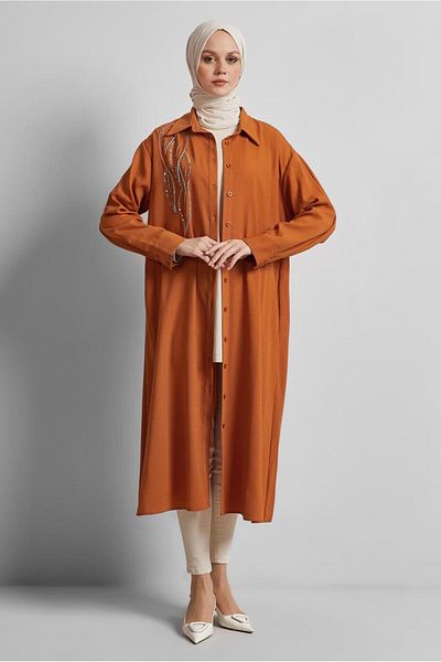 Alvina Beaded Long Tunic 44783