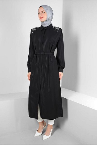 Alvina STONE DETAIL ON SHOULDER BELT TUNIC 43774