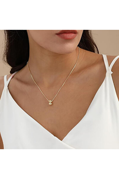 Atolyezone Z Harfi Tasarım 18k Altın Kaplama Harfli Kolye Isimli Kişiye Özel ...