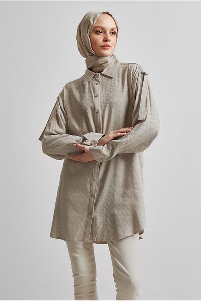 Alvina Shirt Collar Tunic 45254