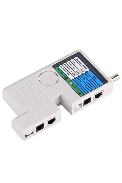 Generic جهاز اختبار كابلات USB BNC عن بُعد 4 في 1 RJ-45 RJ-11 لأداة كشف تعقب UTP STP