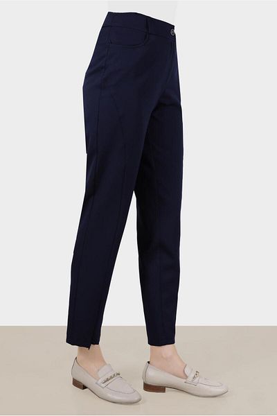 Alvina 70383 Model Zipper Detailed Pants