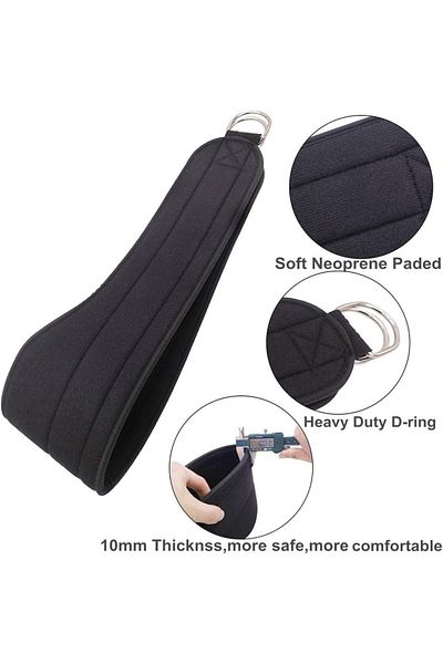 fulina Pull-up Belt Weighted,with Chain,Double D-ring,Durable Construction,for Pullups,Dips,Training