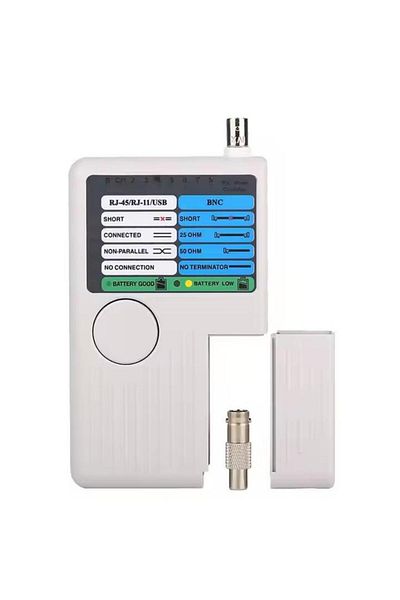 Generic جهاز اختبار كابلات USB BNC عن بُعد 4 في 1 RJ-45 RJ-11 لأداة كشف تعقب UTP STP