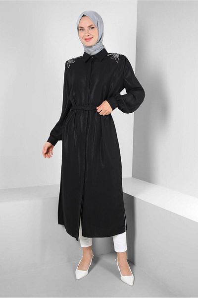 Alvina STONE DETAIL ON SHOULDER BELT TUNIC 43774