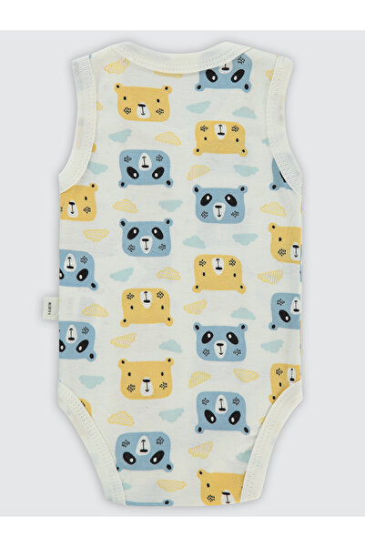 Civil Baby Baby Boy Snap Badi 1-36 Months Ecru