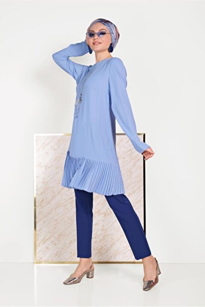 Alvina Τουνίκ με πλισέ φούστα και φερμουάρ - BACK 40538