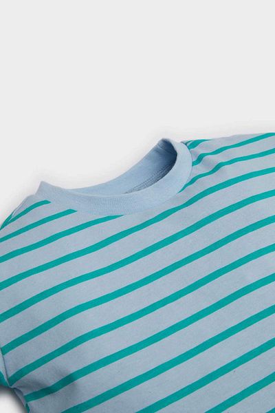 DeFacto Baby Boy Striped Short Sleeve T-Shirt E5315A525Sm