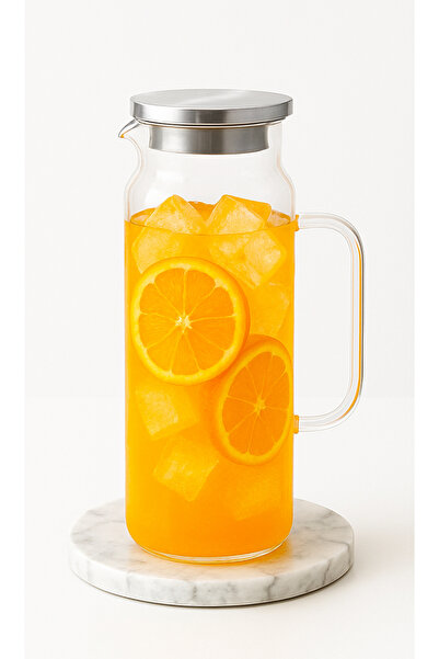 Vivien Home Borosilikat Cam Sürahi 2 Litre