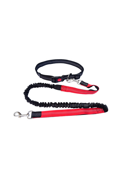 Choice4 M Grey Hand Free Dog Leash for Pet Walking Running Jogging Adjustable...