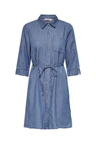 Only Carmakoma Jeanskleid CARBEA Langes Kleid