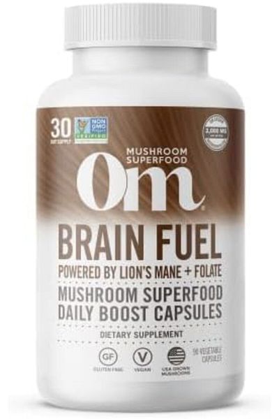 OM MUSHROOM Om Organic Mushroom Nutrition OM Brain Fuel Mushroom Superfood 90VCAPS