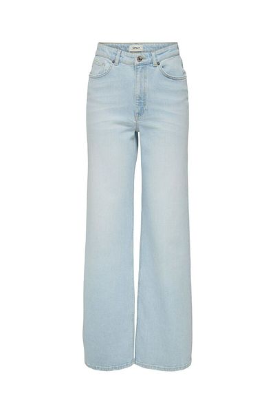 ONLY Jeans mit weitem Bein ONLJUICY Hohe Taille Weiter Beinschnitt Jeans