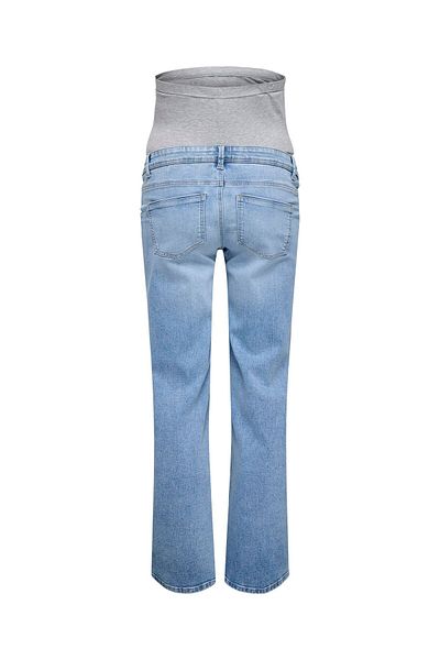 ONLY MATERNITY Jeans mit weitem Bein OLMWAUW Mittlere Taille Weiter Beinschnitt Jeans