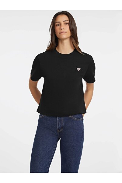 Guess Boxy Mini Triangle Logo T-Shirt