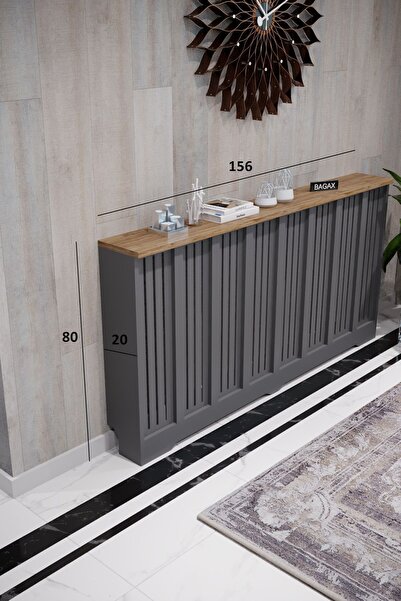 BAGAX Petek Onu Dresuar Kaplama 156cm Cok Amacli Dolaplar Mobilya Kalorifer Petek Onu Kapatma