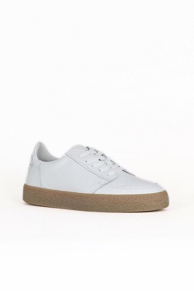 Bueno Shoes Λευκά Δερμάτινα Ανδρικά Αθλητικά Παπούτσια 16ma8219