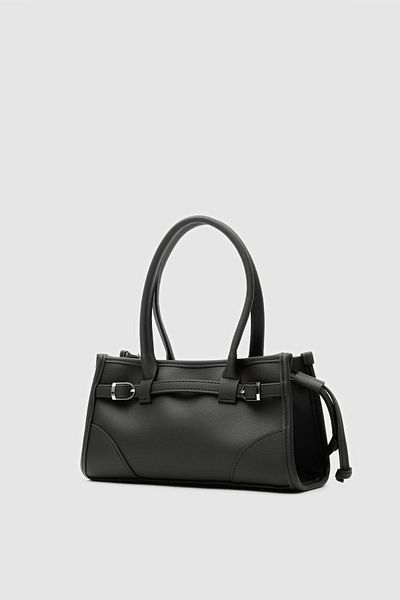 Shule Bags Geanta Maison Baguette Neagra