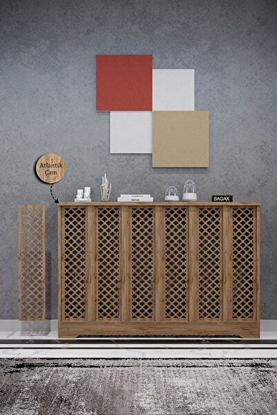 BAGAX Zeugma Model, Çam Renk,iç Ölçü 116 Cm Dış Ölçü 120 Cm Petek Kaplama, Dr...