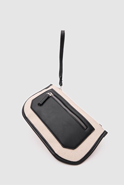 Shule Bags Papi Canvas Clutch Wallet Black