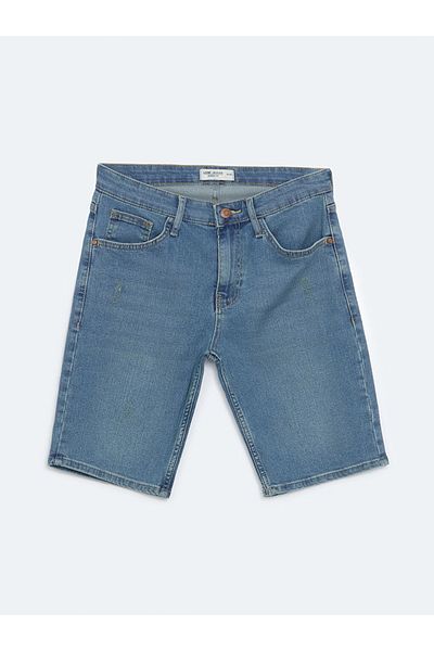 LC Waikiki Pantaloni scurți de jeans pentru bărbați, slim fit