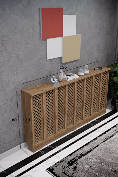 BAGAX Petek Onu Dresuar Kaplama 156cm Cok Amacli Dolaplar Mobilya Kalorifer P...