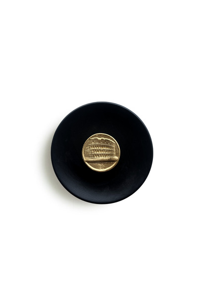 HOME DEKORİSTA Διακοσμητικό Πιάτο, Διακοσμητικό Αντικείμενο, Πιάτο Μαύρο Χρώμ...