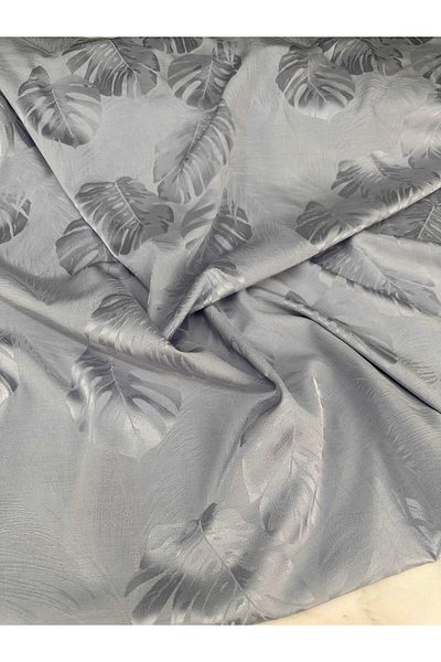 ipekkumaş Gray Silk Tuscan Javenes Dress Skirt Shalwar Jacket Abaya Our Product Is Sold in Pieces 1 Piece 1 Meter