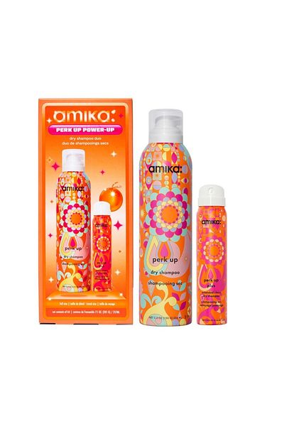 AMIKA Perk Up Power-up Dry Shampoo Duo – Refresh, Revive & Extend Styles Without Residue